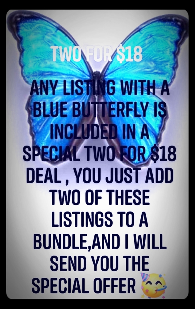 Two for $18 special